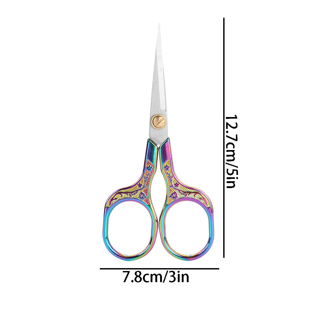 Plum Flower Retro Scissors Cutting Thread Head Cutting Paper Sewing Small Scisso