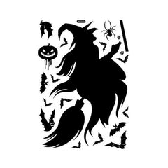 Halloween Giant Ghost Monster Shadow Window Sticker