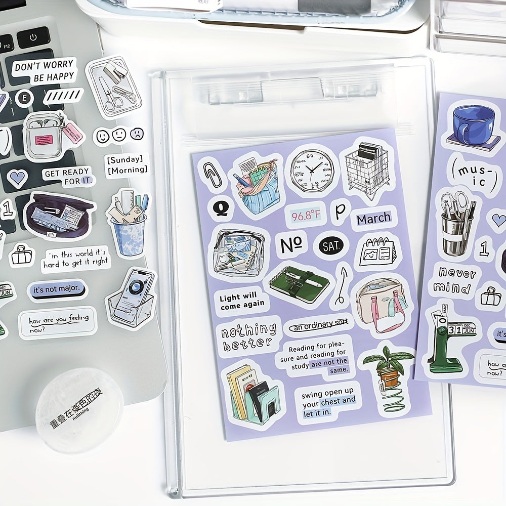 2 Sheets Hot Party Sugar List Stickers For Scrapbooking DIY