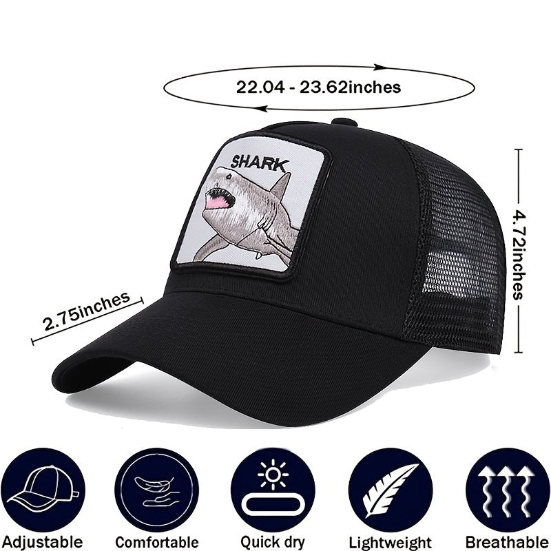 Animal Embroidery Baseball Cap Hip Hop Style
