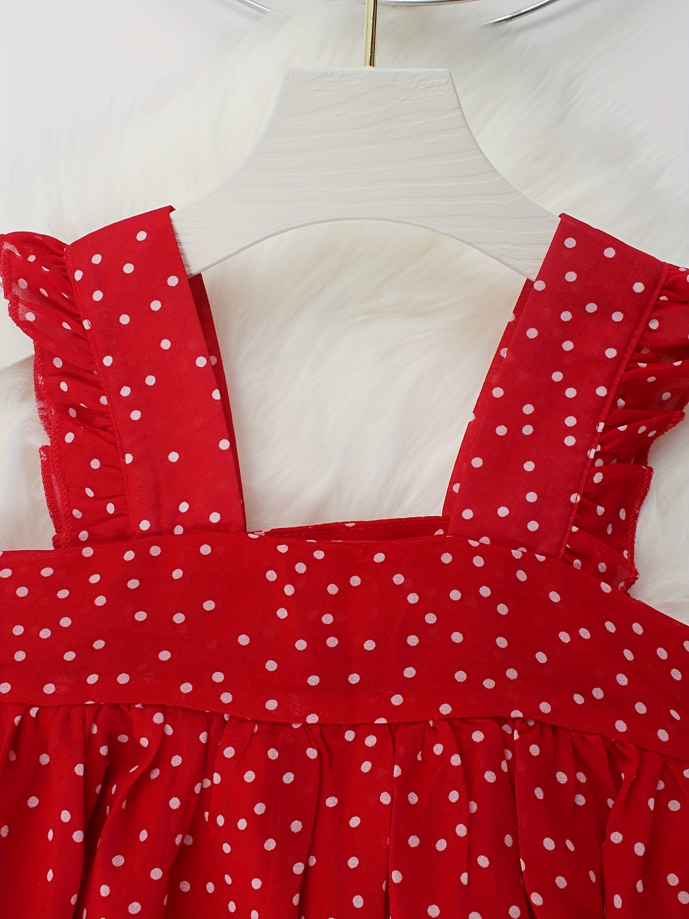 Girls Polka Dot Swing Dress Summer Clothing