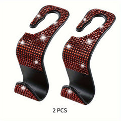 2PCS Portable Car Seat Backrest Hook Storage Rack Organizer