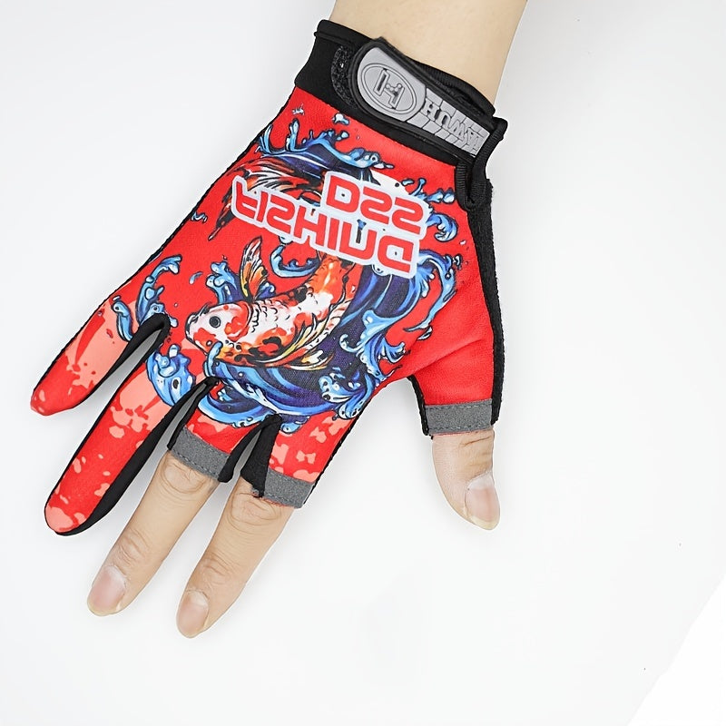 Anti Slip Breathable Half Finger Gloves for Cycling/Fishing