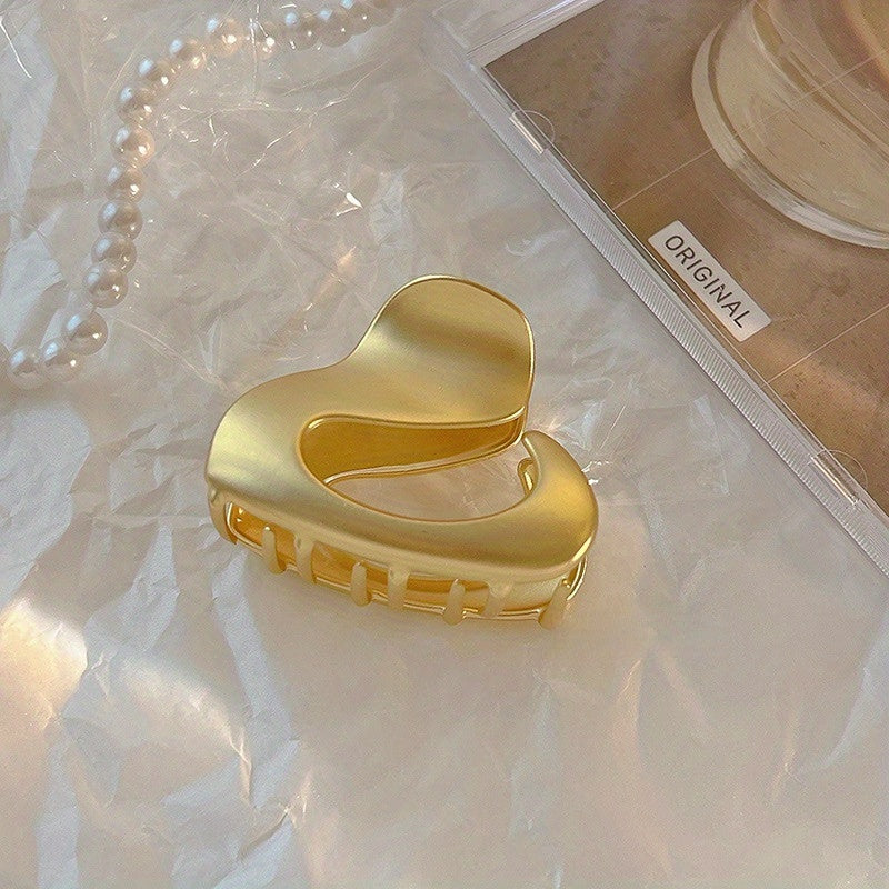 Alloy Hair Claw Style Hair Claw Hollow Hair Claw Clip Nonslip Ponytail Holder