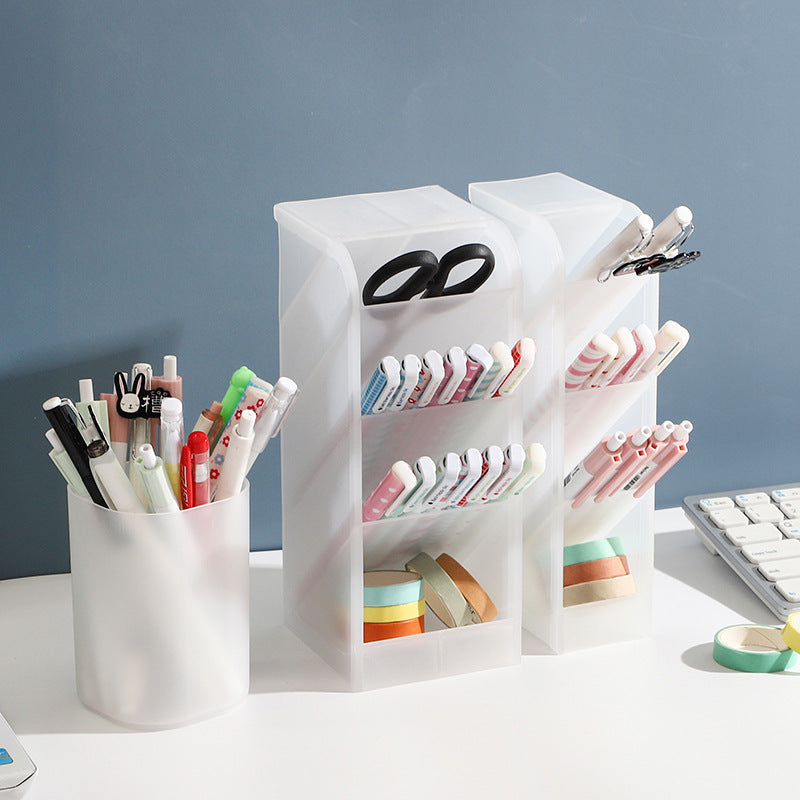 Tilted Pen Holder for Organizing Your Desk 1pc