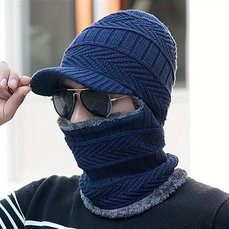 Winter Knitted Hats Thermal Insulation Masks