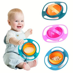Universal 360 Rotate Baby Feeding Salad Bowl Soup Mixing Fish Fruit Rice Sugar