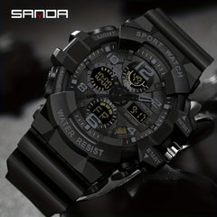 SANDA Men's Sports Watch Multifunction Glow