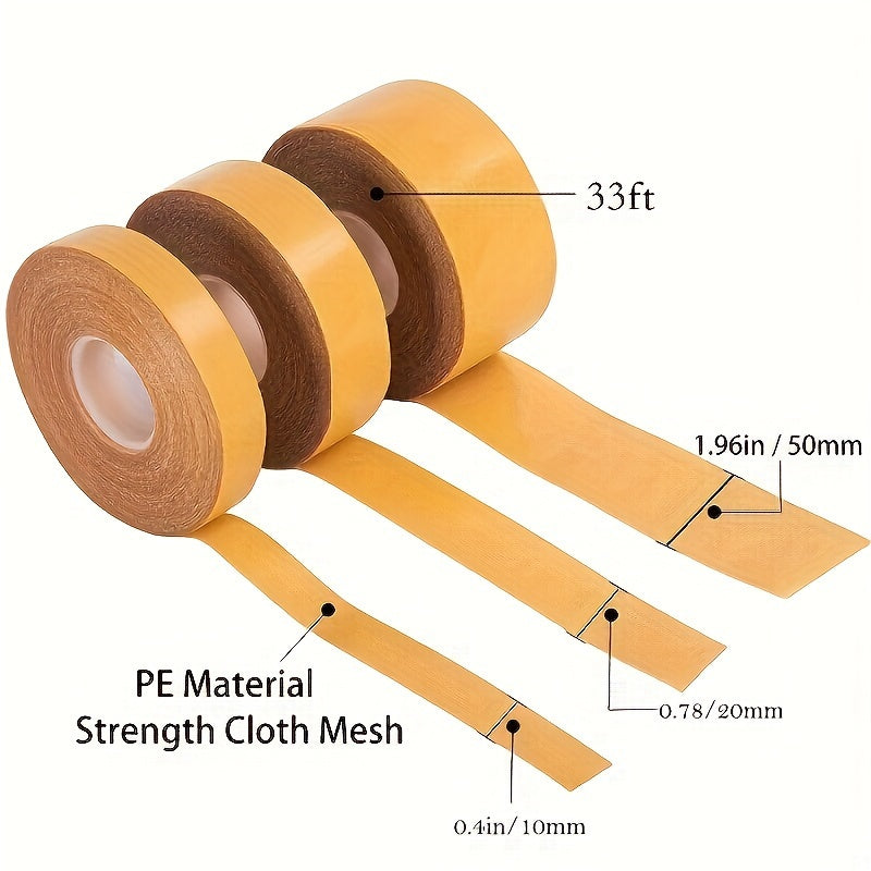 Transparent Mesh Double sided Cloth Tape High Viscosity Fixed Carpet Glue