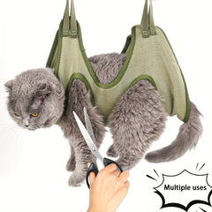 Cat Grooming Hammock Anti Scratch Restraint Bag for Bathing Trimming Hanging