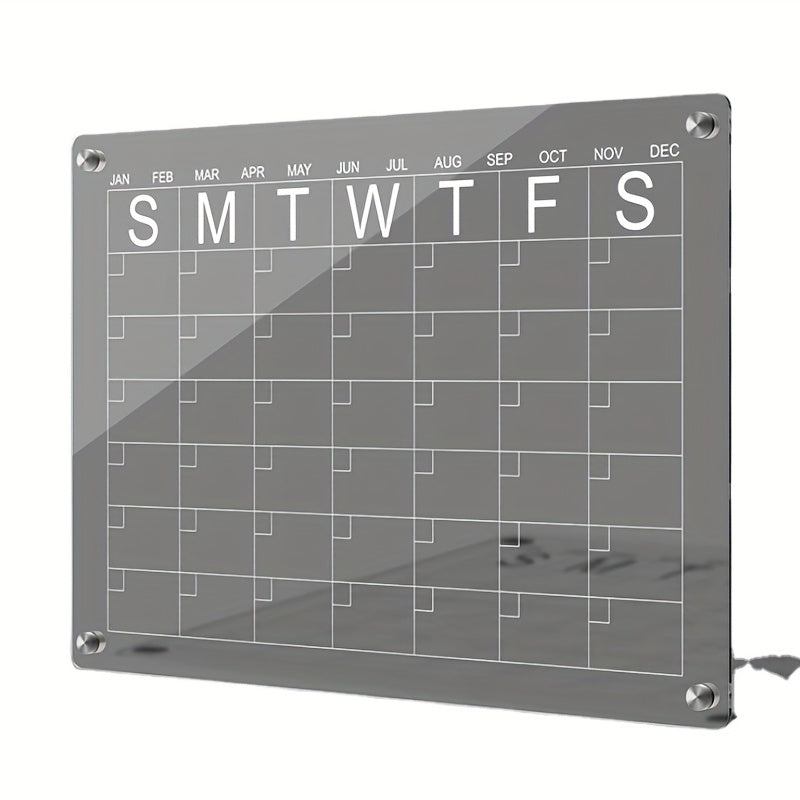 Magnetic Acrylic Dry Wipe Writing Board Calendar Bulletin Board