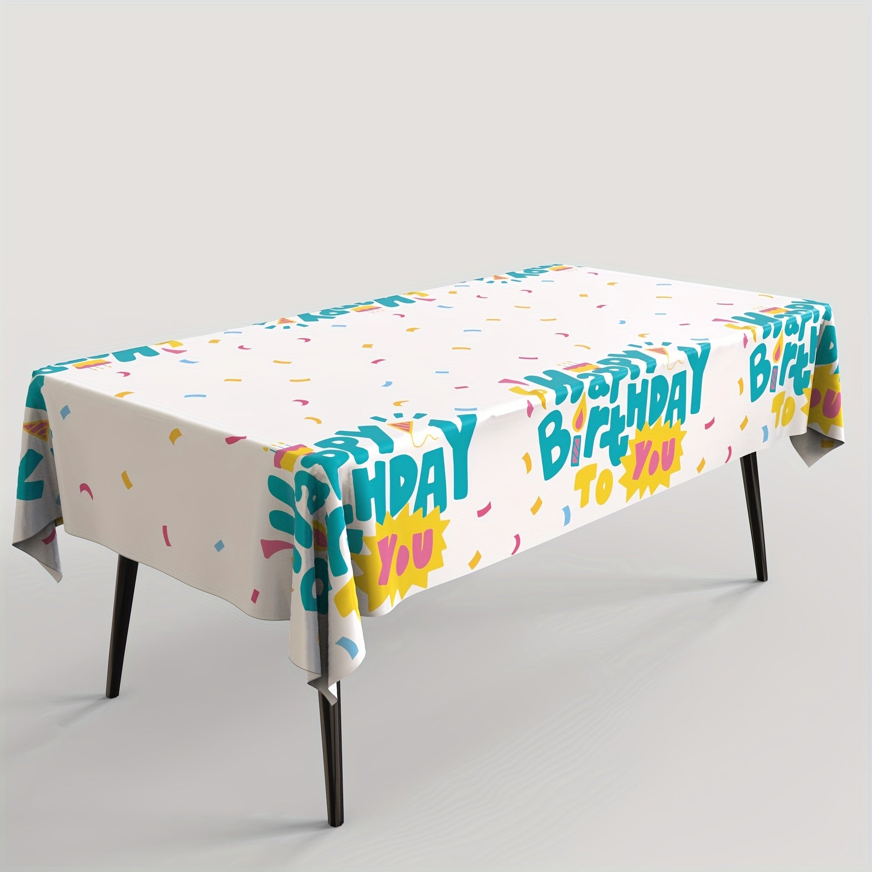 Waterproof Disposable Tablecloth for Unforgettable Birthday Party