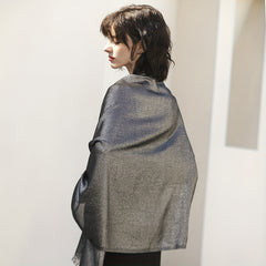 Glitter Tassel Shawl Long Scarf Wrap Women Cape For Party