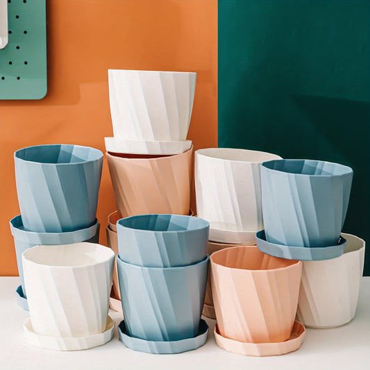 Plastic Flower Pot Succulent Special Tray Large Breathable Green Carrot