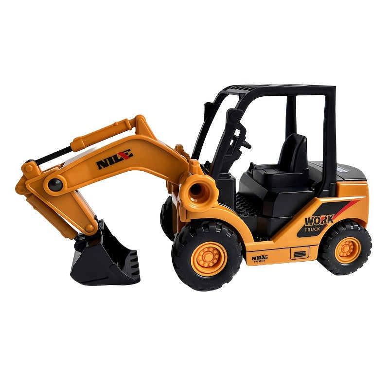 Inertia Engineering Car Excavator Bulldozer Road Roller Toy
