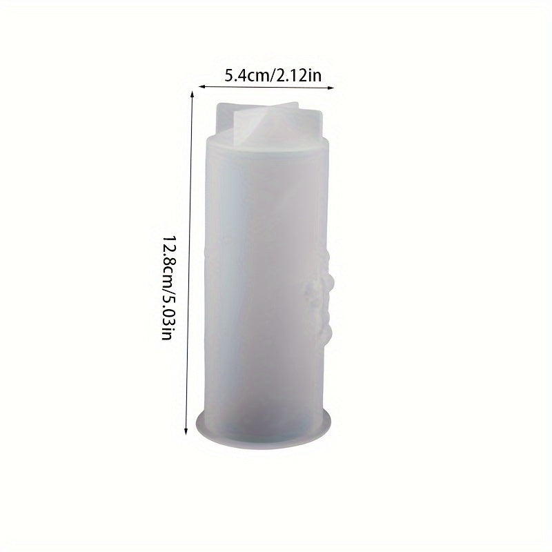 Orchid Cylindrical Candle Making Silicone Mold