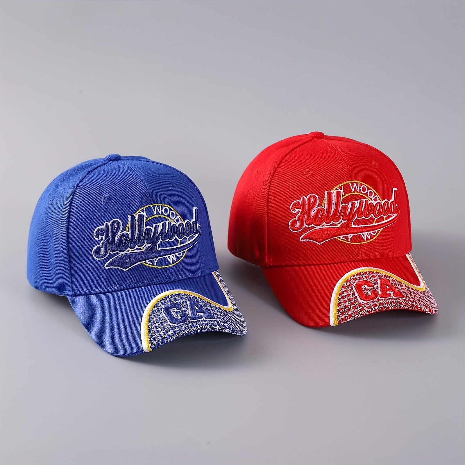 Men's Embroidered Baseball Cap Duck Tongue Brim