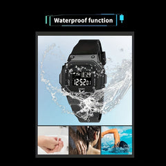 Waterproof Sports Belt Hand Light Watch