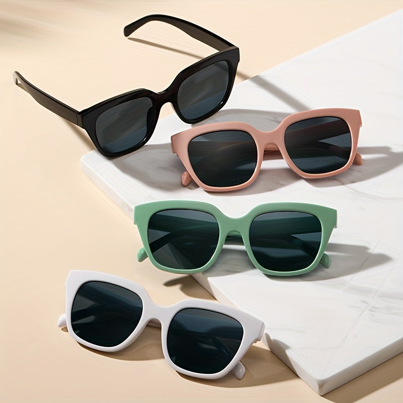 Square Sunglasses Anti Glare UV400 Casual Macaroon for Driving