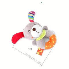 Baby Animal Hand Rattle Plush Toy