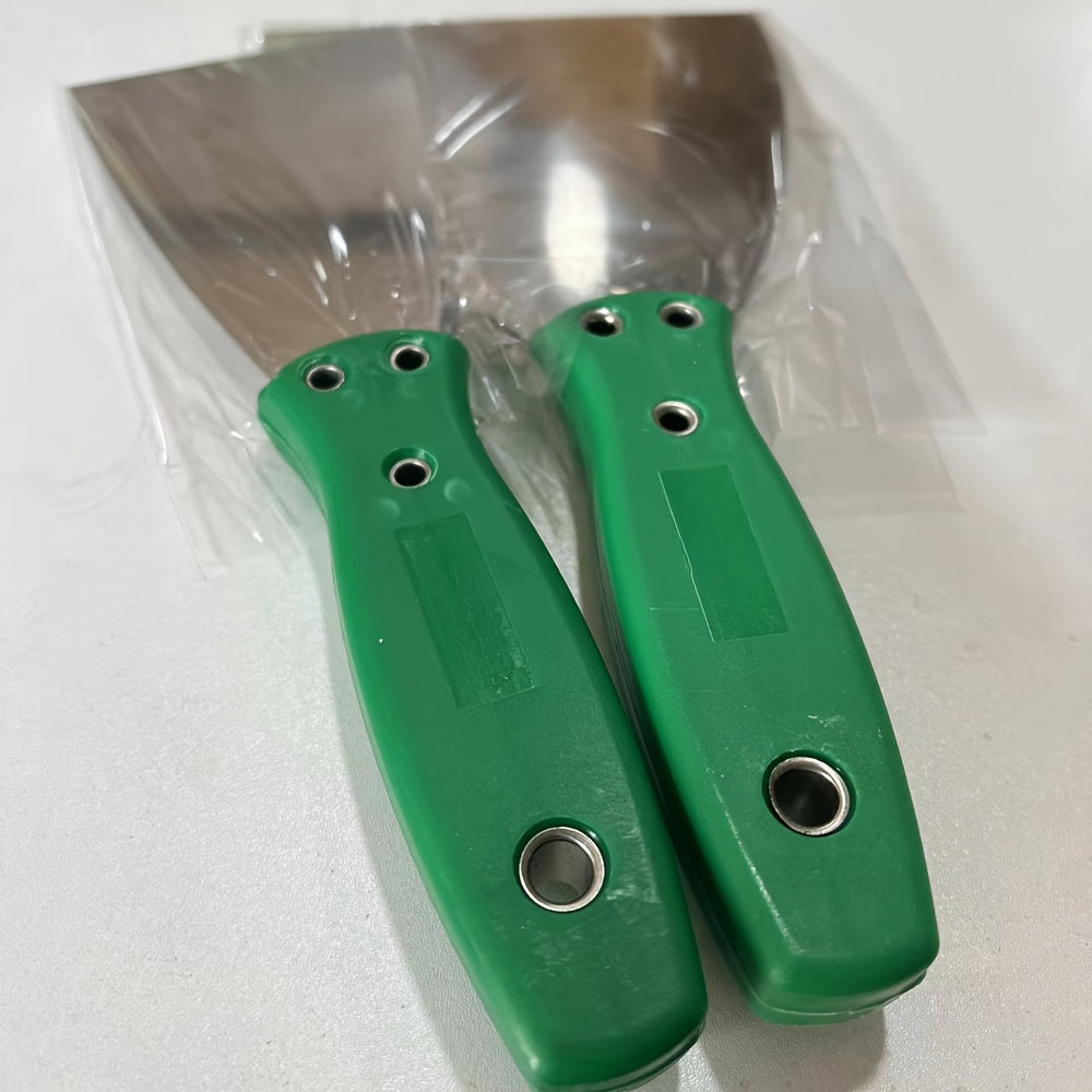 4pcs Putty Set Stainless Steel Green Paint Tool