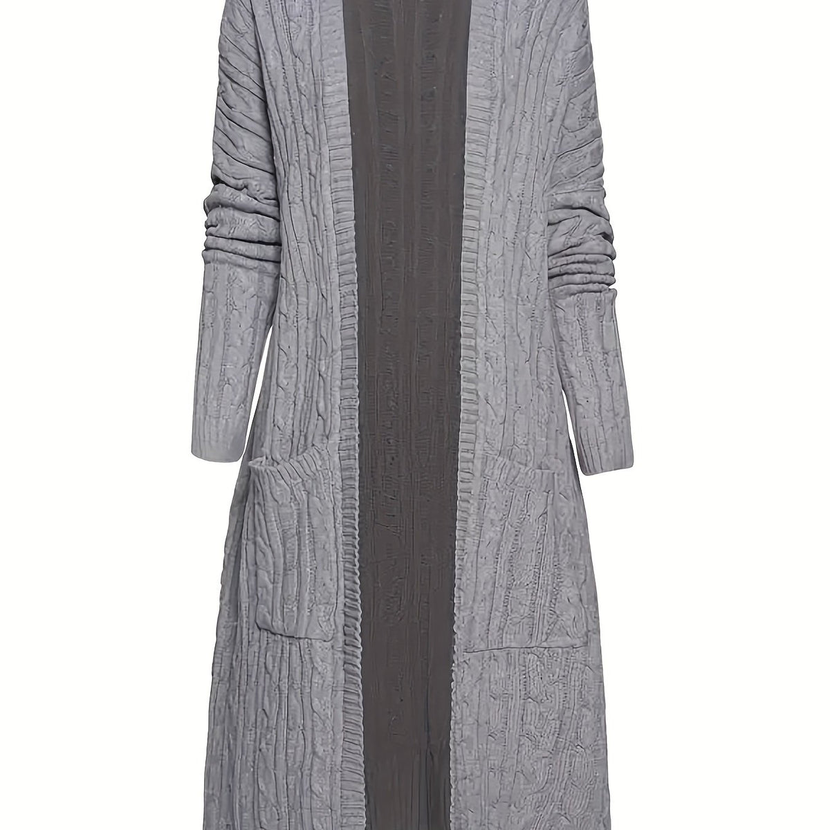 Cozy Long Sleeve Lounge Robe with Pockets Women's Loungewear