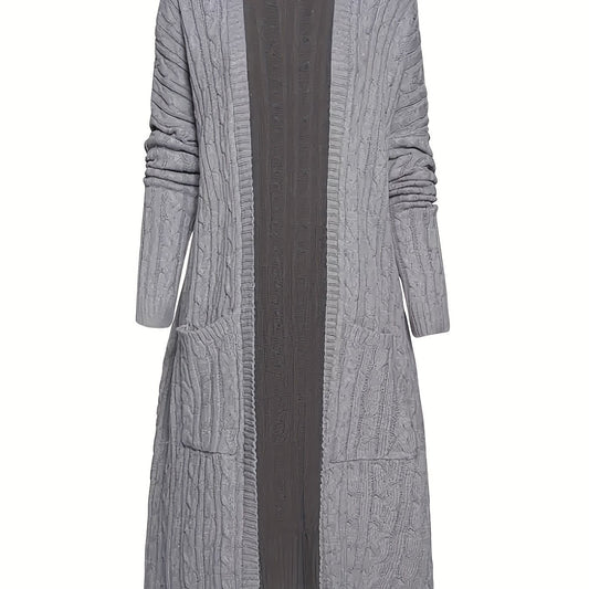 Cozy Long Sleeve Lounge Robe with Pockets Women's Loungewear
