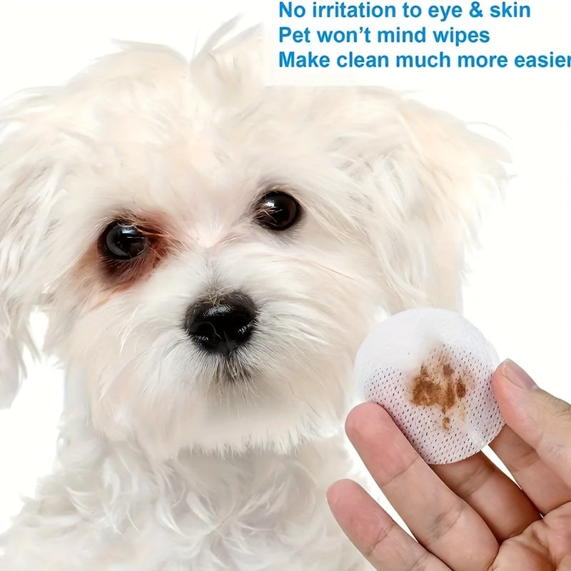 120pcs Pet Eye Wipes for Dogs and Cats, Tear Stain Removal