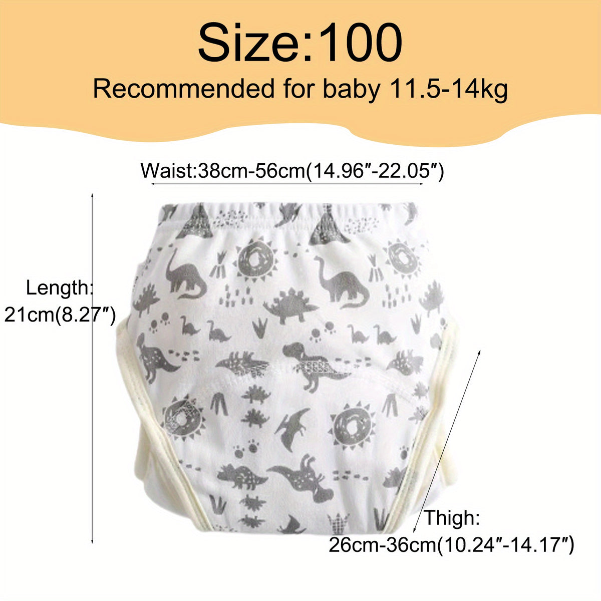 Baby Wing Training Pants For 7-14kg Newborn Baby Waterproof Diaper