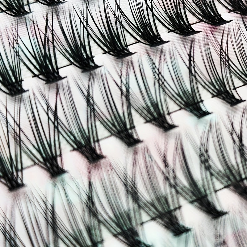 Cluster Eyelashes Natural Soft False Eyelashes Premade Spiky Curling Lashes