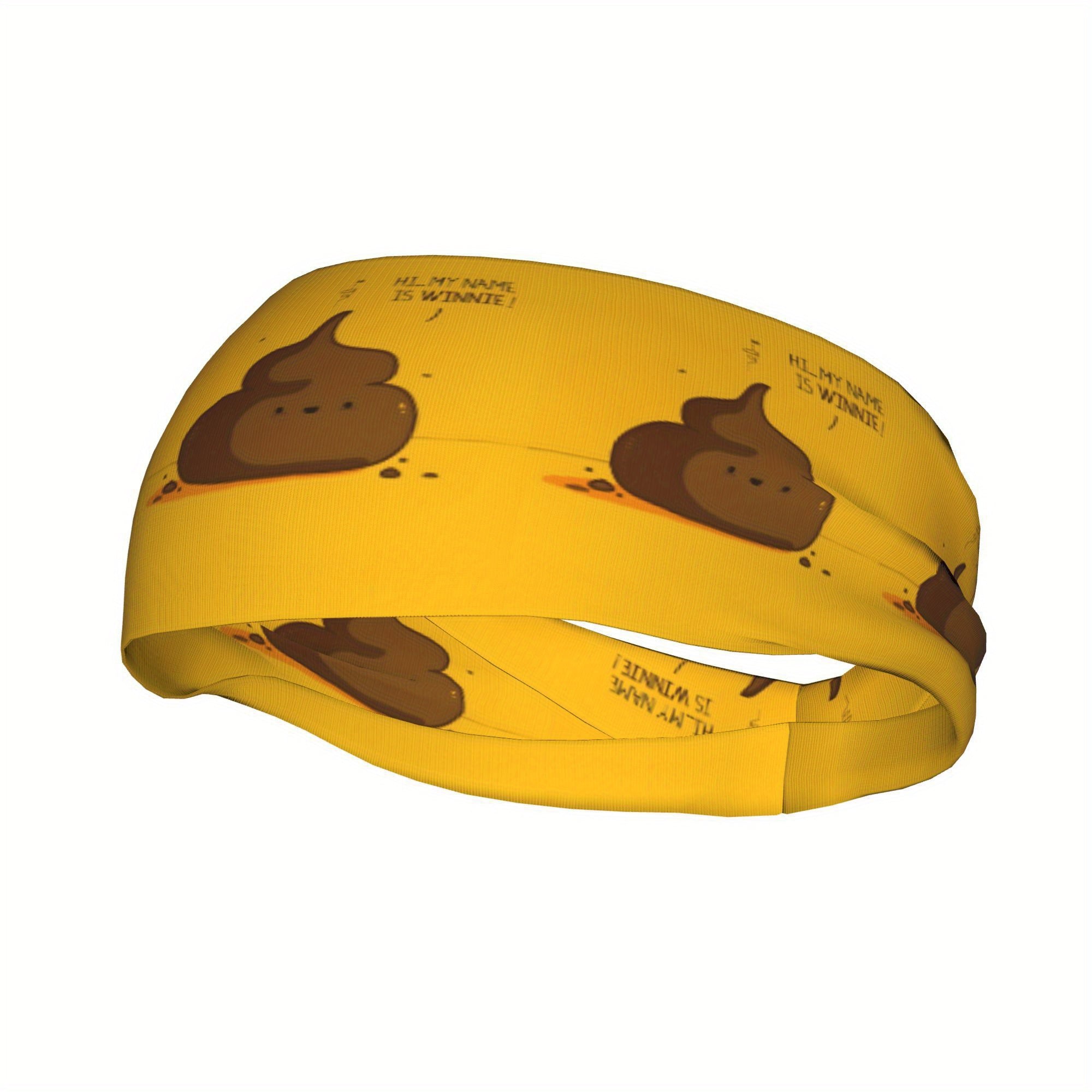 Sport Headband Sweat Wicking Polyester Help Sweat Graphic