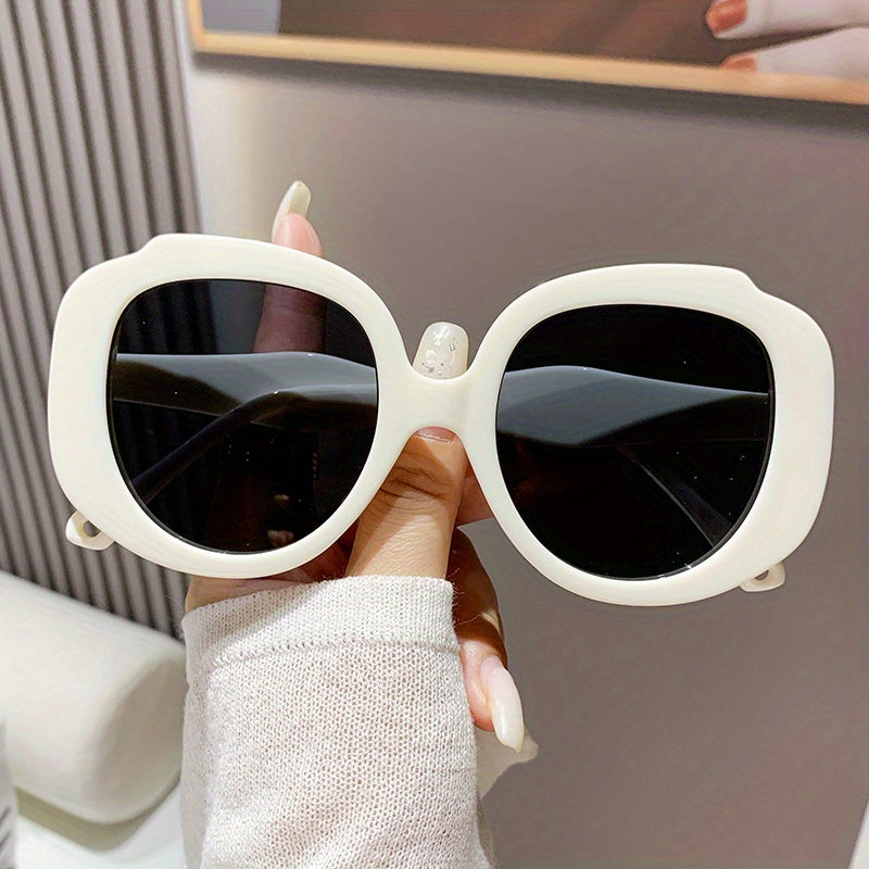 Y2K Oversized Round Sunglasses UV400 Sun Shades