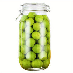Glass Food Storage Container with Lid Cereal Rice Pasta Tea Nuts Coffee Beans