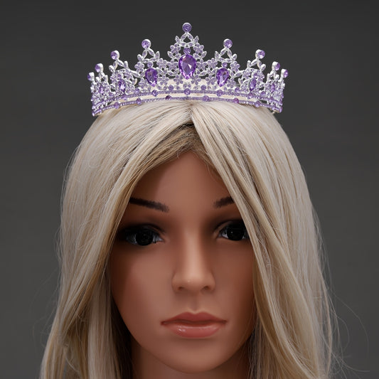 Girl's Princess Rhinestone Crown Hair Accessory