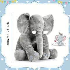 Big Elephant Stuffed Animal Plush Toy 40 64 Cm Size Grey Elephant Toy