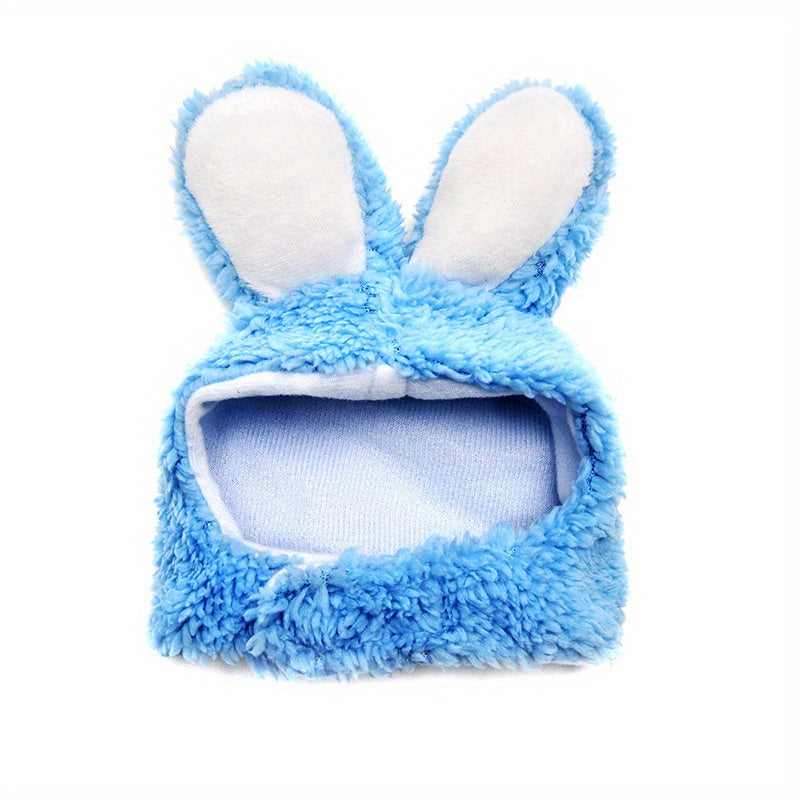 Plush Cat Headgear with Bunny Ears for Pet Cosplay