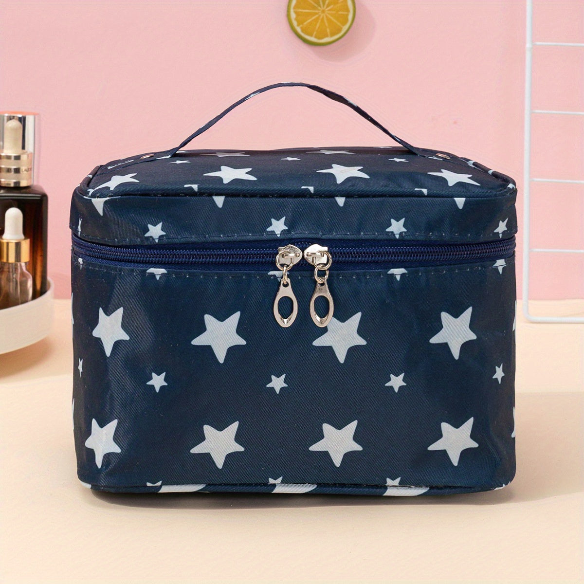 Stars Pattern Travel Toiletry Bag for Women