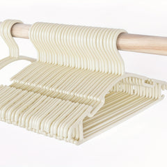 12pcs Beige Baby Hanger for Clothing Stores