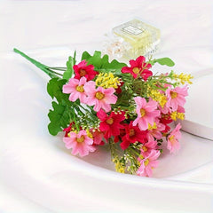 Simulation Daisy Artificial Flower Real Touch Arrangement Room Decoration