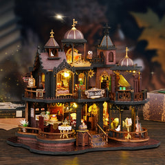 Mini Fantasy Edinburgh Castle 3D Puzzle Model House DIY Set