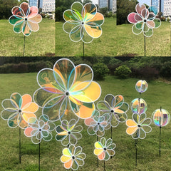 Windmill Toy Bird Repellent Outdoor Decoration for Kids