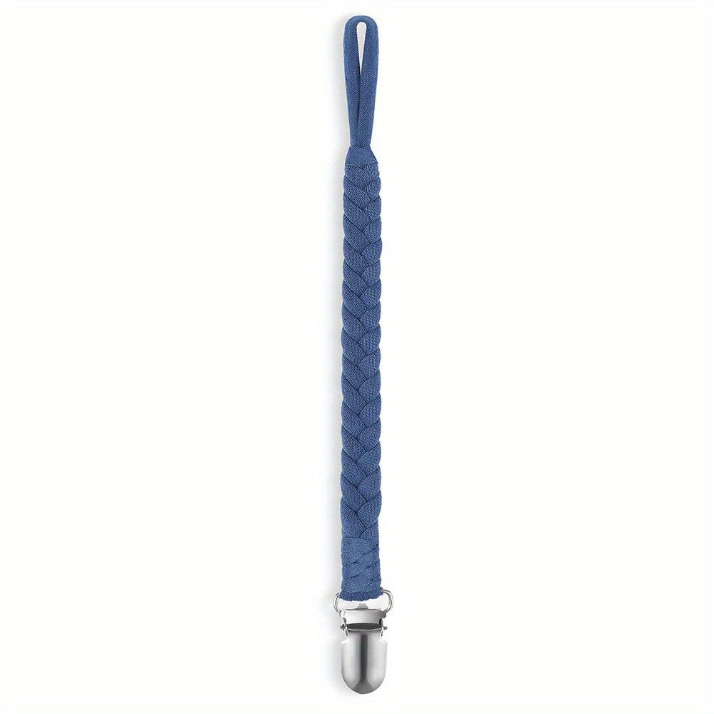Braided Pacifier Clips For Boys And Girls - Fits All Pacifiers & Toys
