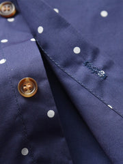 Boys' Polka Dot Print Gentleman Style Shirt