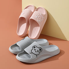 Cartoon Anime Slides Slippers Violent Gloomy Bear Lightweight Non Slip