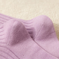2 Pairs Striped Mid Tube Socks Crew Length Stockings Women's Hosiery