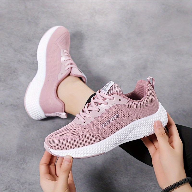 Women's Letter Graphic Running Shoes Outdoor Mesh Sneakers