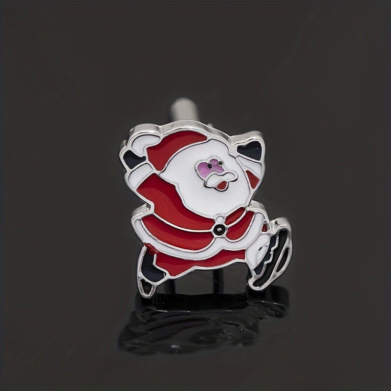 Boy's Christmas Santa Claus Cufflinks - Cuff Nails