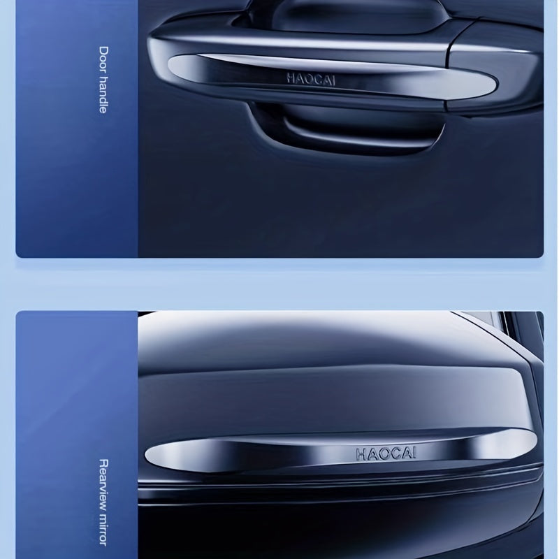 4pcs Car Door Anti-collision Strip Silicone Prote