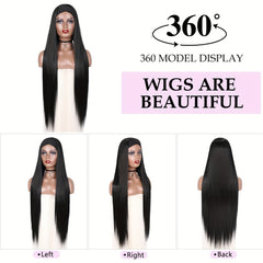 Long Straight Hair Headband Wig for Women