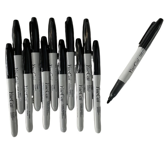 Set of 8 Thin Tip Permanent Marker Pens